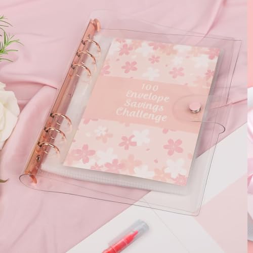 HASTHIP® Envelopes Challenge Binder with Laminated 5050 Tracker Sheet Pre-Numbered Pockets 3PCS HASTHIP® Envelopes Challenge Binder with Laminated 5050 Tracker Sheet Pre-Numbered Pockets 3PCS